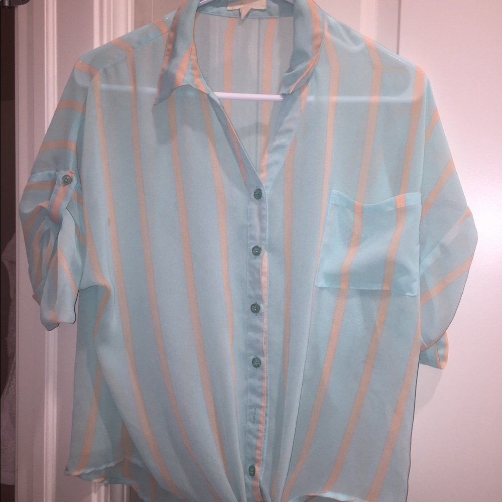 Large blouse see through size large